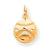 10k Yellow Gold BASEBALL Charm hide-image