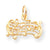 10k Yellow Gold Solid Musical Scale Charm hide-image
