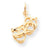 10k Yellow Gold Comedy/Tragedy Charm hide-image