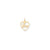 LOVE IN HEART Charm in 10k Yellow Gold