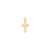 DI-CUT CROSS Charm in 10k Yellow Gold
