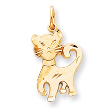 10k Yellow Gold CAT Charm hide-image