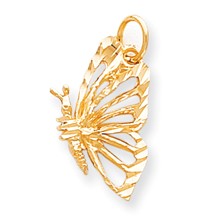 10k Yellow Gold BUTTERFLY Charm hide-image