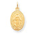 10k Yellow Gold MIRACULOUS MEDAL Charm hide-image
