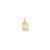 Solid Diploma Charm in 10k Yellow Gold