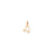 Musical Note Charm in 10k Yellow Gold