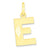10k Yellow Gold Initial E Charm hide-image