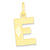 Initial E Charm in 10k Yellow Gold