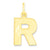 10k Yellow Gold Initial R Charm hide-image