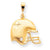 10k Yellow Gold FOOTBALL HELMET Charm hide-image