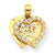 10k Yellow Gold Small CZ I Love You Heart Charm hide-image