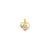 #1 Wife Heart Charm in 10k Yellow Gold