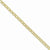 10K Yellow Gold Solid Double Link Charm