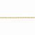 10K Yellow Gold Handmade Diamond-Cut Rope Chain