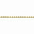 10K Yellow Gold Handmade Diamond-Cut Rope Chain