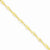 10K Yellow Gold Singapore Chain Anklet