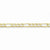 10K Yellow Gold Light Figaro Chain Bracelet