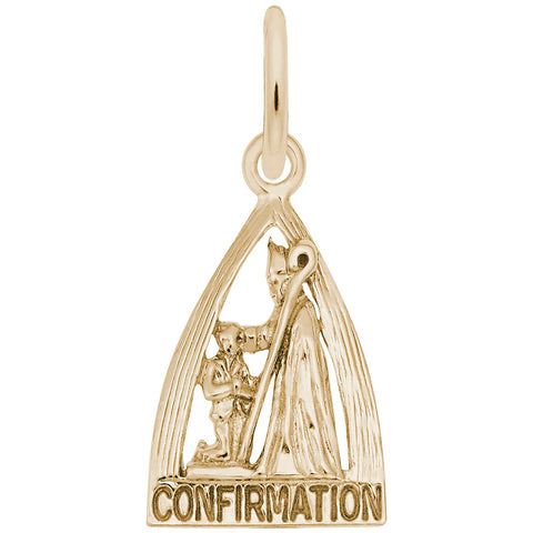 Confirmation Charm in Yellow Gold Plated