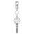 Key To Success charm dangle bead in Sterling Silver hide-image