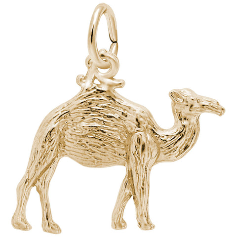 Camel Charm In Yellow Gold