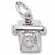 Phone charm in 14K White Gold hide-image