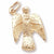 Dove charm in Yellow Gold Plated hide-image