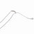 14K White Gold Adjustable Snake Chain