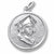 Graduation charm in 14K White Gold hide-image