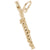 Flute Charm in Yellow Gold Plated