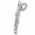 Flute charm in Sterling Silver hide-image