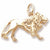 Lion Charm in 10k Yellow Gold hide-image