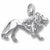 Lion charm in Sterling Silver hide-image