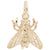 Fly Charm in Yellow Gold Plated