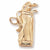 Golf Clubs charm in Yellow Gold Plated hide-image
