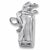 Golf Clubs charm in Sterling Silver hide-image