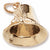 Tyrol Hat Charm in 10k Yellow Gold hide-image
