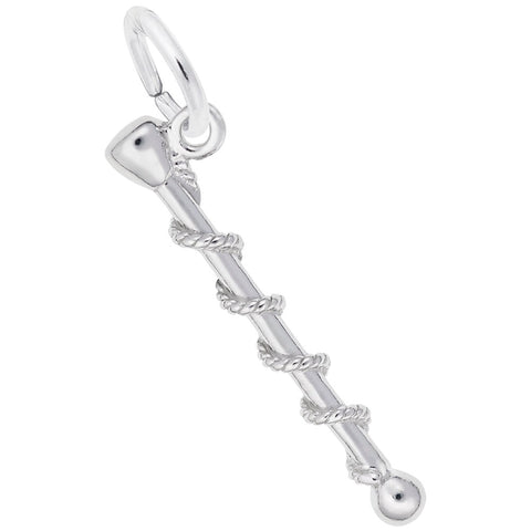 Baton Charm In Sterling Silver
