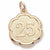 Number 25 charm in Yellow Gold Plated hide-image