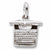 Typewriter charm in Sterling Silver hide-image