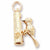 Woodpecker charm in Yellow Gold Plated hide-image