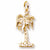 Palm Tree charm in Yellow Gold Plated hide-image