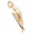 Budgie charm in Yellow Gold Plated hide-image