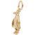 Penguin Charm in Yellow Gold Plated