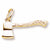 Axe charm in Yellow Gold Plated hide-image