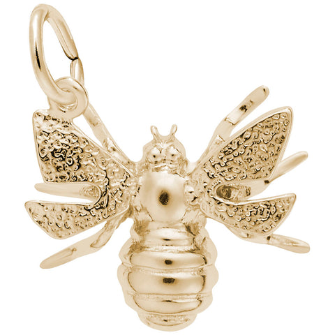 Bee Charm In Yellow Gold