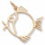 Fish charm in Yellow Gold Plated hide-image