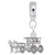 Horse & Carriage charm dangle bead in Sterling Silver hide-image