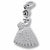 Bridesmaid charm in Sterling Silver hide-image