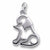 Dog charm in Sterling Silver hide-image