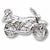 Motorcycle charm in Sterling Silver hide-image